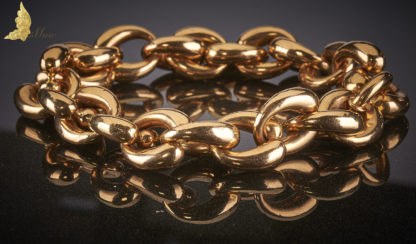 Złote oponki w typie Tiffany Polska złoto 18K