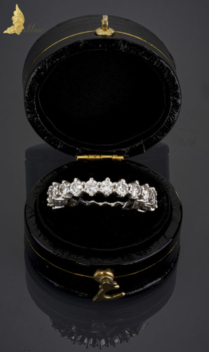 Diamentowa obrączka Full Eternity 1,7 ct 18K