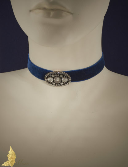 Choker I poł. XIX w. rozety diamentowe ok. 3,20 ct 'Rare'