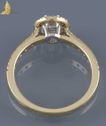 Pierścionek zaręczynowy z brylantami ok. 0,65 ct