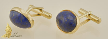 Spinki do mankietów z lapis lazuli